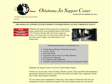 Tablet Screenshot of oklahoma-jet-support-okc.com